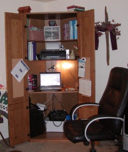 My workstation - open