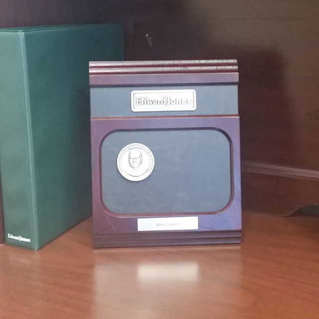 My new desk decoration. :-) #edwardjones #lovewhatido