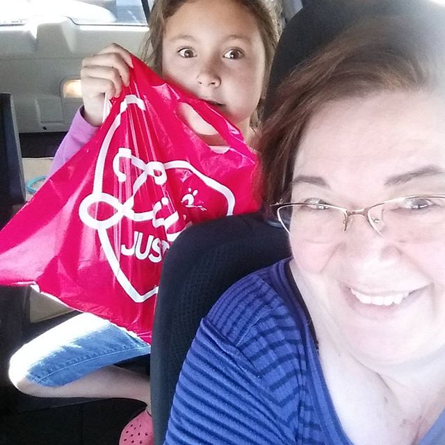Happy girl found a new favorite store and spent all her money. #justice
