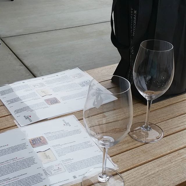 Picking up our wine