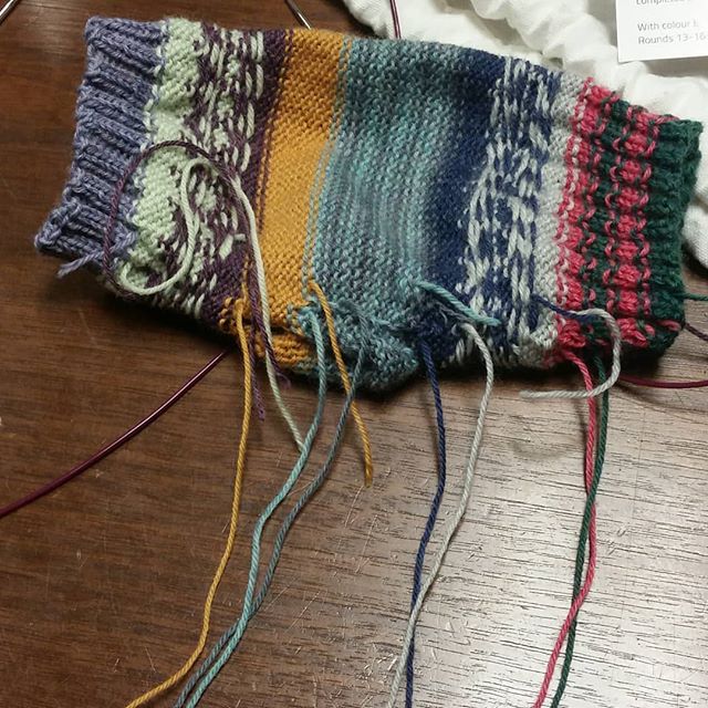 It could be worse. #notmyfavoritepart #knitting #beaniebag