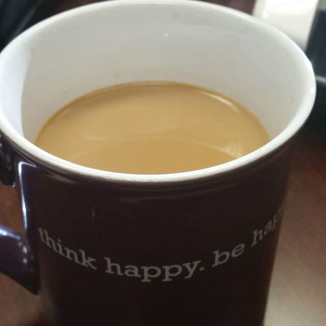 First cup in 30 days. Still battling allergies. This will help! ;-)