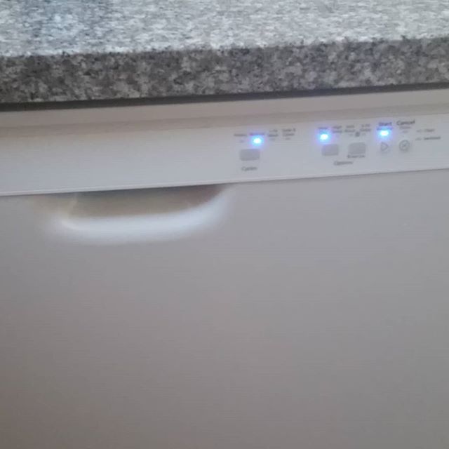 What's this you ask? Oh just my dishwasher doing its job and staying in ONE place! #Kitchenremodel