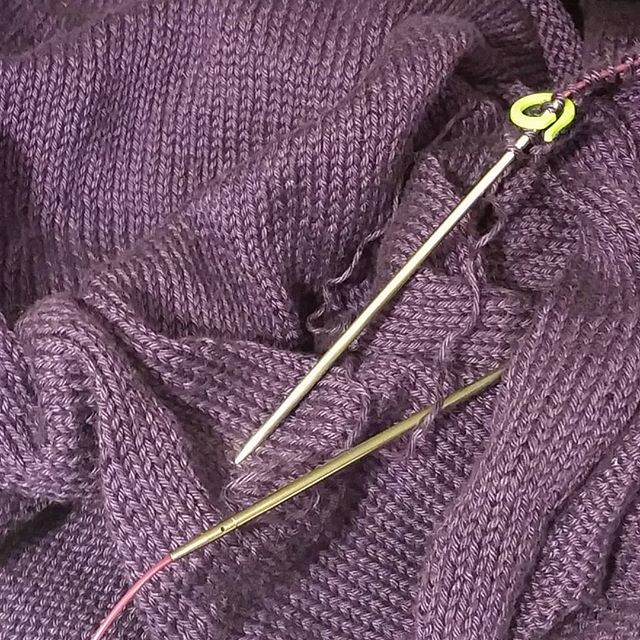 Sad day for me so now is the perfect time to lose myself in something difficult that I've been putting off. #knittersofinstagram