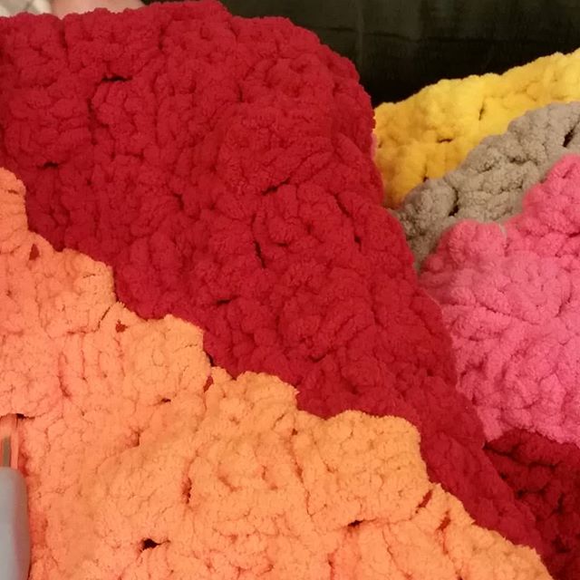 Dinner, hot tub, tea, pjs & crochet. Nice evening! #crochet