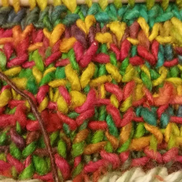 Silk roving from #darngoodyarnofthemonth  lovely! #knittersofinstagram