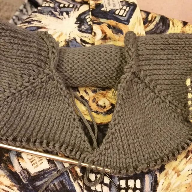 A new project for Knit Night. #HenrySweater
