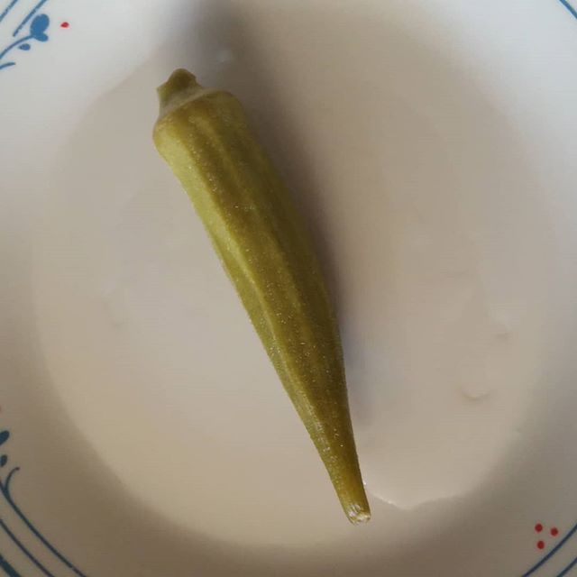 Super excited about pickled okra. #likegrandmamade