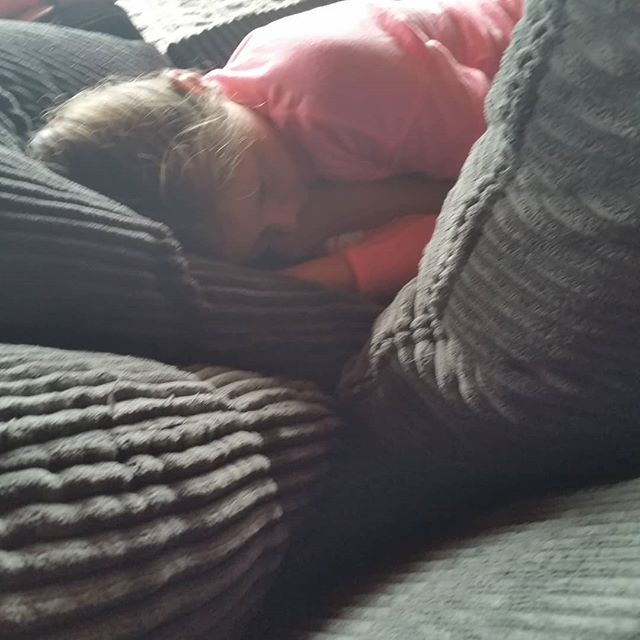 Finally we wore her out!