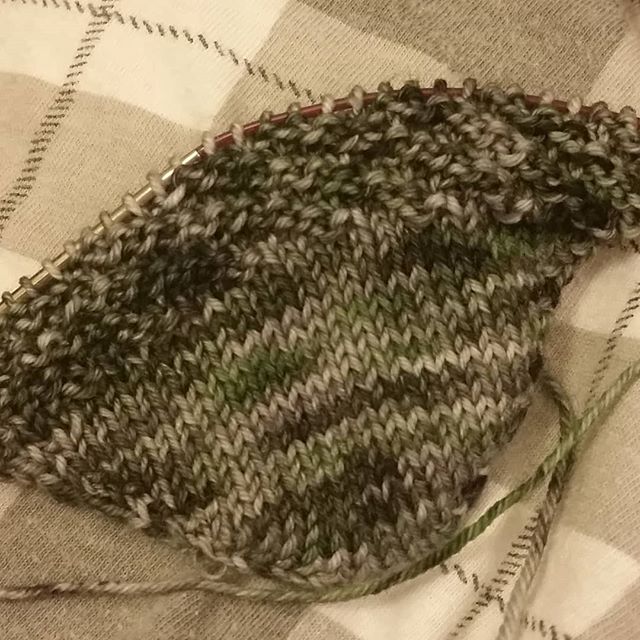 Not happy with this pattern. Mainly because I can't see it. Starting over I guess.