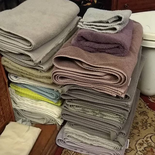 It feels like I've washed every towel in our house today. Ugh