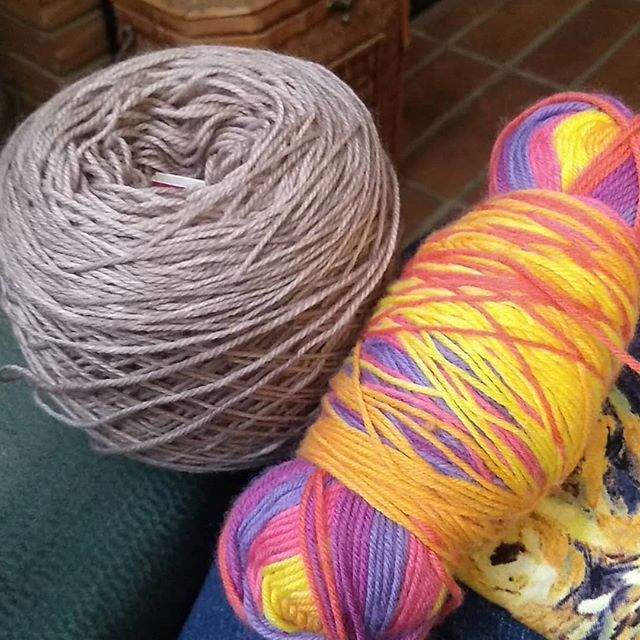 New project. Trust me, it will be amazing! #christmasknitting