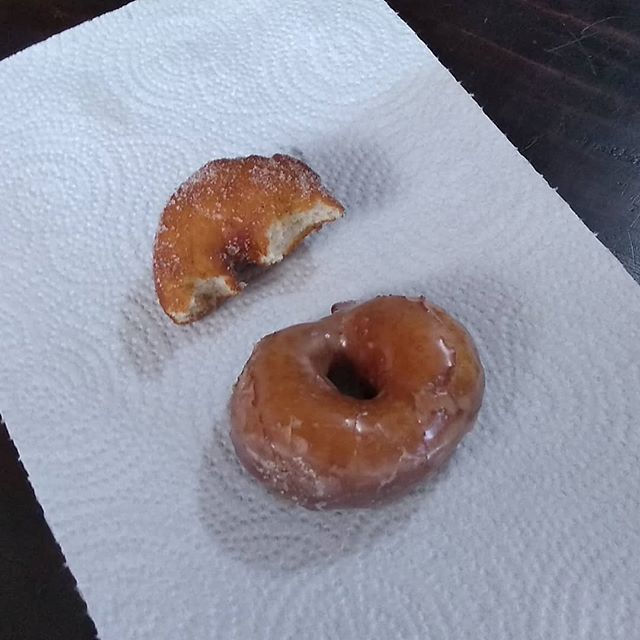 Grandma's donuts. Almost forgot to get a picture! So good!