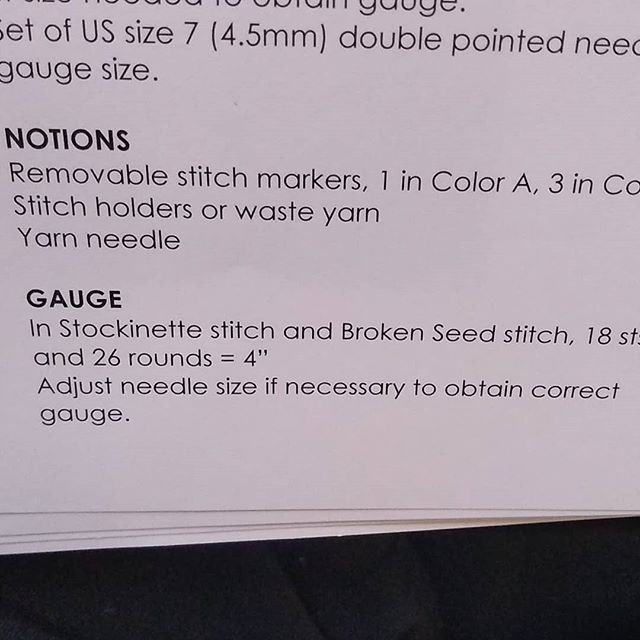 Trying to understand this...is this gauge supposed to be knit in the round??